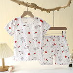 Children's Loungewear Pajamas Pure Cotton Underwear Set - Cindi Book
