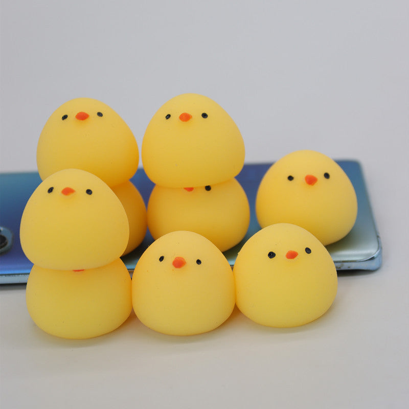 Super Cute Dumplings Squeezing Toy Fat Chicken Soup Round Chicken - Cindi Book