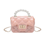 Pearl Hand One-shoulder Crossbody Chain Children's Bags - Cindi Book