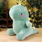 Dinosaur Plush Toy Girl Heart Pillow Doll - Cindi Book