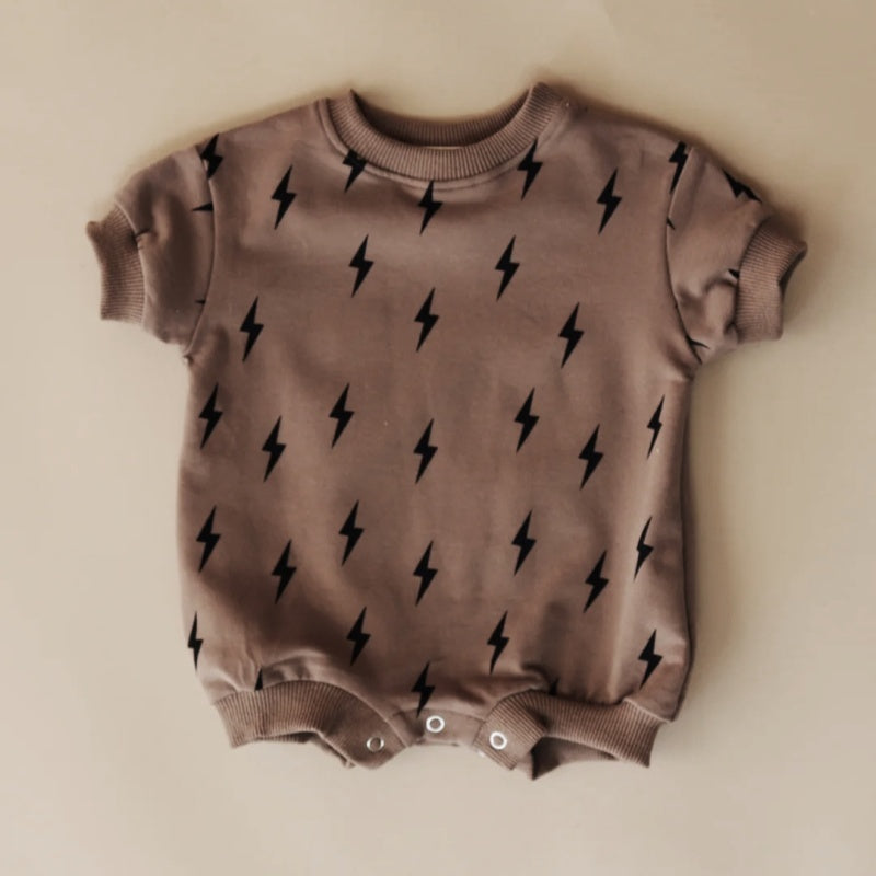 Printed Triangle Rompers Baby Romper - Cindi Book
