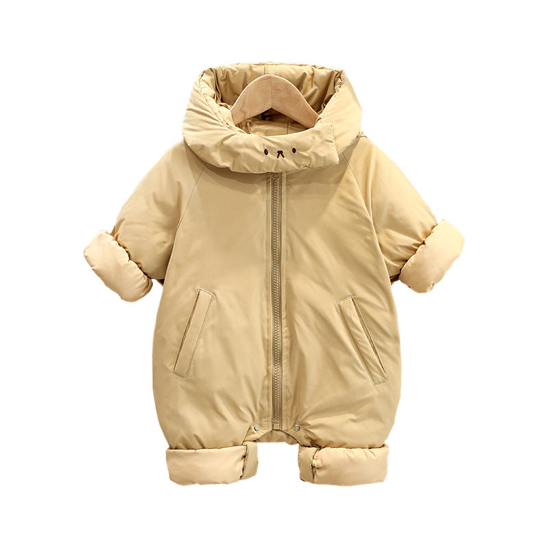 Baby Jumpsuit Baby Thick Winter Clothes - Cindi Book