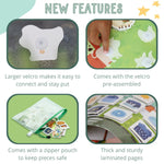 Farm Busy Book with Zipper Pouch