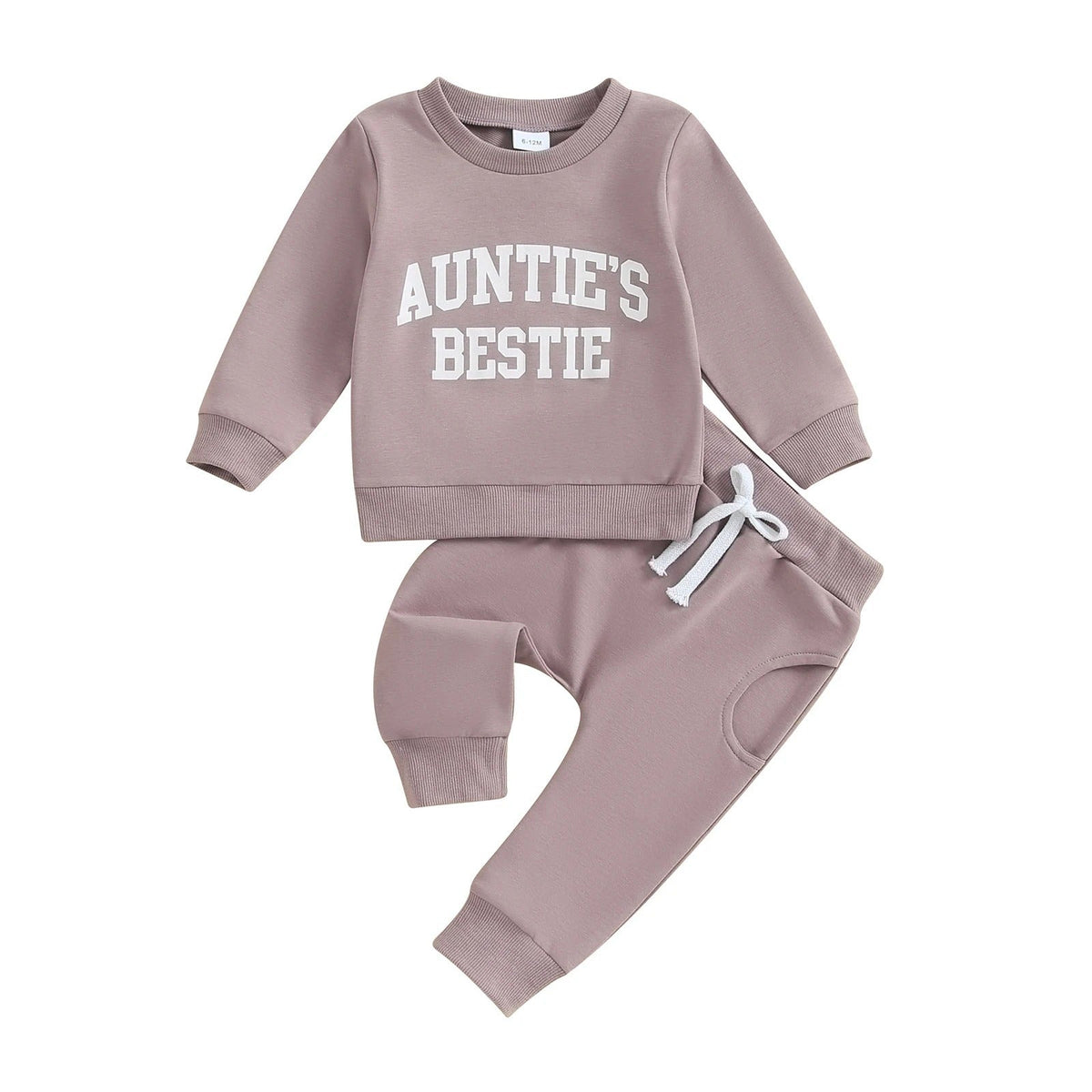 Girls Fashion Simple Letter Print Sweatshirt Suit - Cindi Book