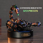 ROBOTIME ROKR 3D Metal Puzzles Emperor Scorpion For Adults To Build, Gift For Teen Adults 123 Pcs MI04 - Cindi Book