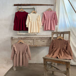 Cotton Wool Woven Autumn And Winter Thermal Dress - Cindi Book