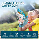 New Shark Electric Water Gun Toys Fully Automatic Continuous Fire Water Gun Large Capacity Beach Summer Children's Water Playing Toys - Cindi Book