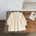 Cotton Wool Woven Autumn And Winter Thermal Dress - Cindi Book