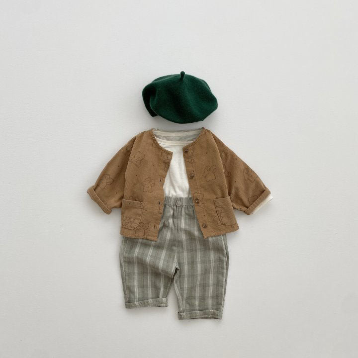 Men's Treasure Babies' Trousers Plaid Pants Leisure - Cindi Book