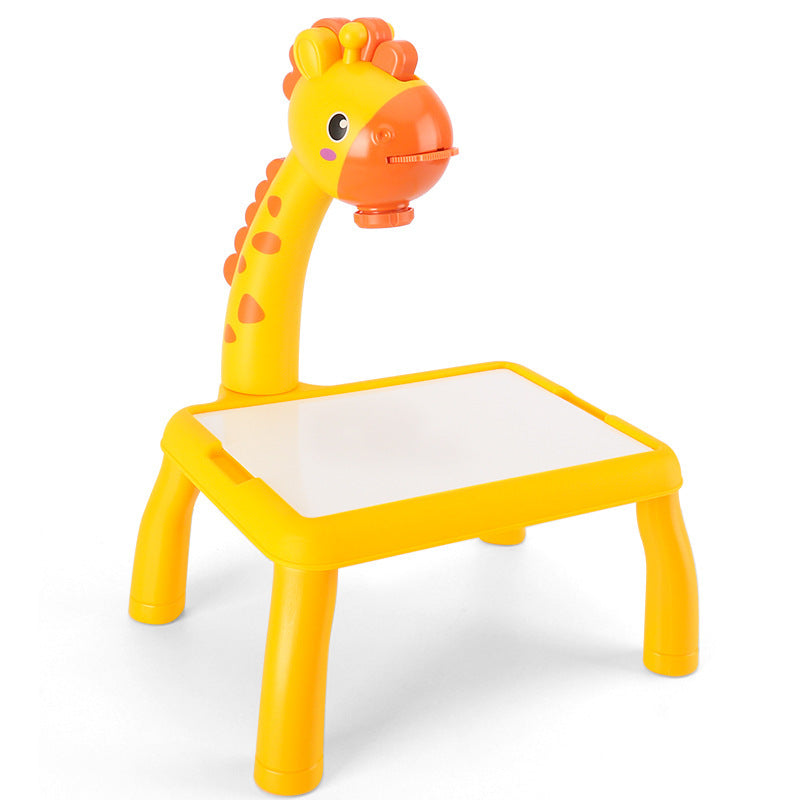 Children LED Projector Art Drawing Table Toys Painting Board Desk - Cindi Book