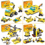 Construction Vehicle Assembly Building Block Toy Car Set - Cindi Book
