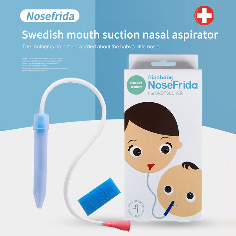 Baby Mouth Suction Nose Baby Cleaning Nose Anti-ride Nose Frida Nasal Aspirator Baby Health Care Medicine Dropper Accessories - Cindi Book