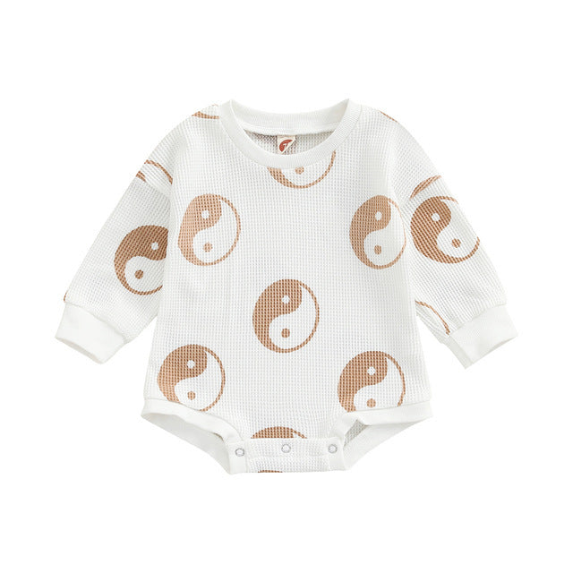 Baby One-piece Suit Knitted Long Sleeve - Cindi Book