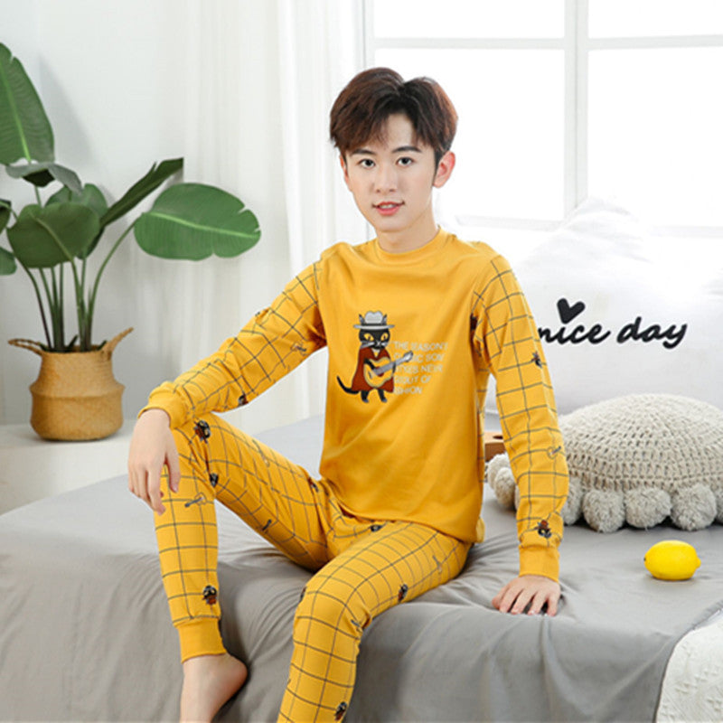 Children's Pajamas Cotton Boys' Base Teen Underwear Suit - Cindi Book