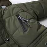 Boys Large Fur Collar Padded Warm Cotton Jacket - Cindi Book