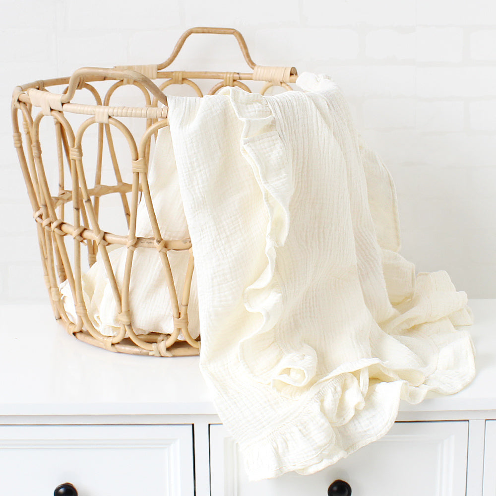 Baby Blanket Ver Ruffle Newborn - Cindi Book