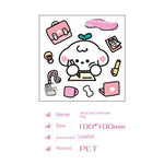 Cute Bear Clear Water Cup Stickers Children's Cartoon Korean Journal Material Mobile Phone Cup Decoration - Cindi Book