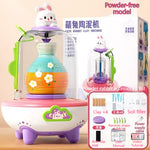 Electric Mini Finger-Powered Pottery Wheel Kit Handmade Set With No-Bake Clay Toys - Cindi Book