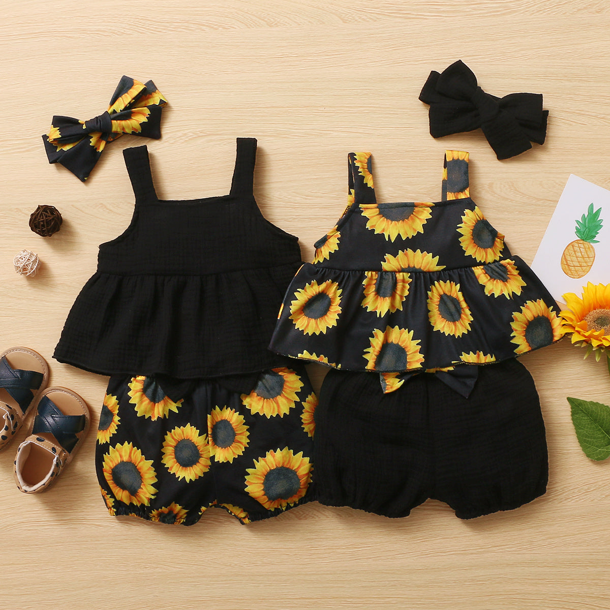 Newborn Baby Girls Summer Outfit Cute