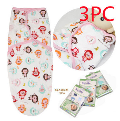 Cotton baby baby wrapped towel, cartoon baby sleeping bag, anti startled baby and baby products - Cindi Book