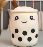 Cute Fruit Drink Plush Stuffed Soft Strawberry Milk Tea Plush Boba Tea Cup Toy Bubble Tea Pillow Cushion Kids Gift - Cindi Book