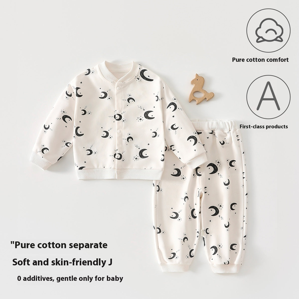 Pure Cotton Spring And Autumn Baby Split Sweater Children's Suit Boys - Cindi Book