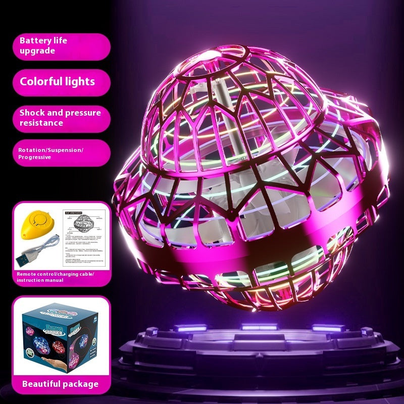 Magic Flying Ball Magic Swing Flying Ball Children's Finger Rotating Luminous Floating Flying Fingertip Toy - Cindi Book