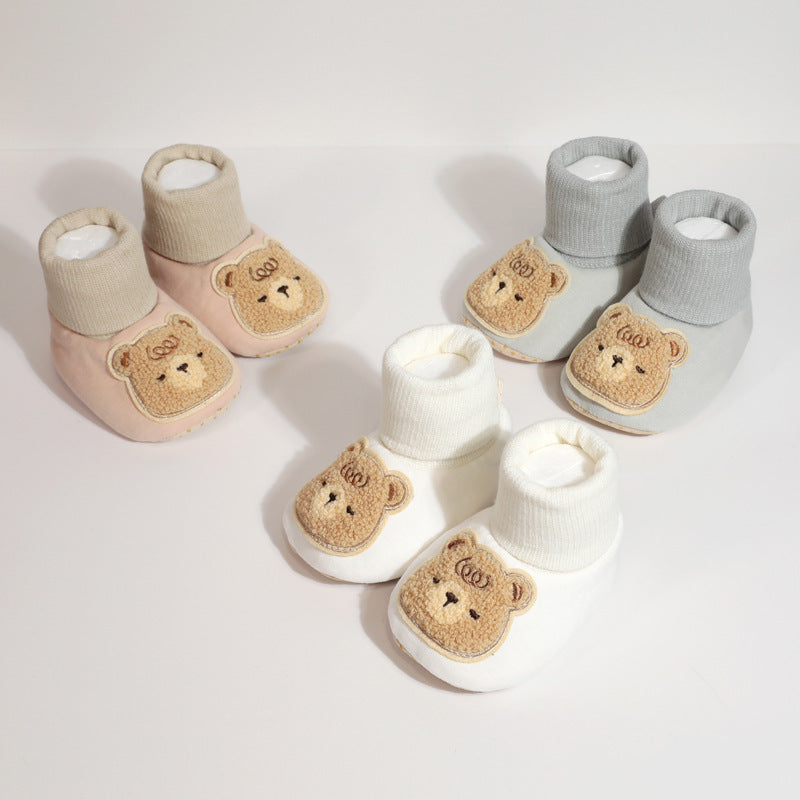 High Bear Babies' Socks Baby Soft-soled Pure Cotton Shoes - Cindi Book