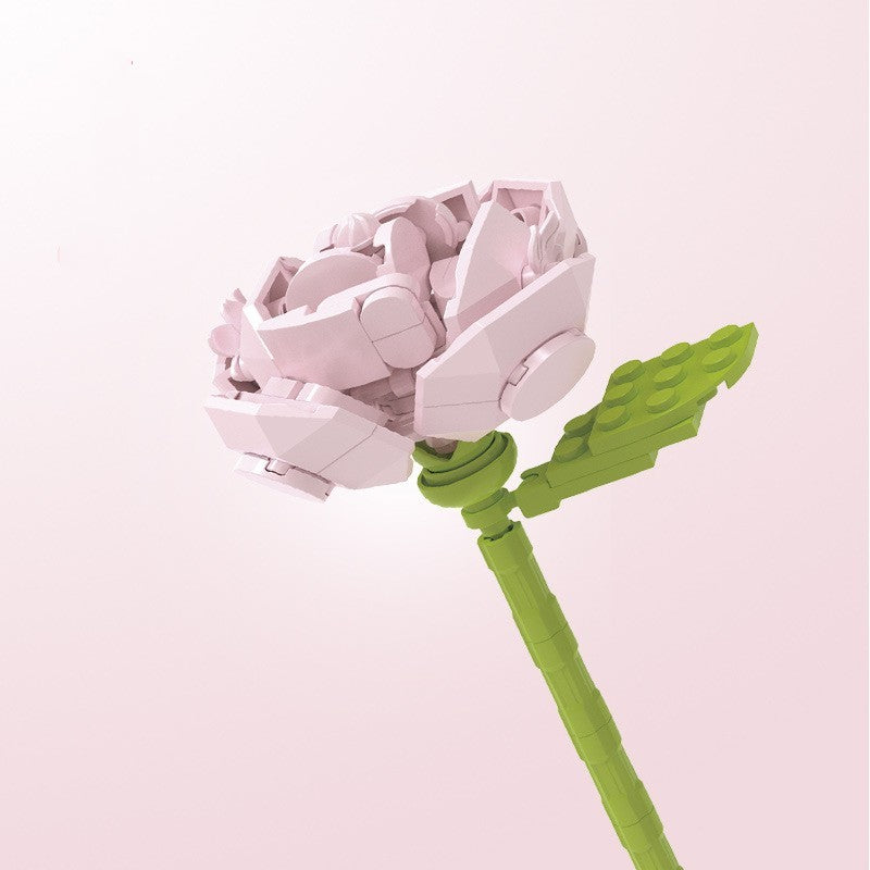 Block Flower Bouquet Flower Bonsai Rose Decoration - Cindi Book