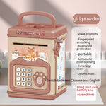 Children's Savings Bank Electric Sound And Light Fun Intelligent Automatic Money Changer - Cindi Book