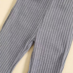 Girls' Knitted Cotton Leggings Warm-keeping Pants Long Pants Straight-leg Pants - Cindi Book