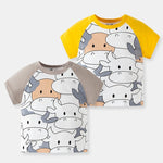 Pure Cotton Full Printed Cow Baby Summer - Cindi Book