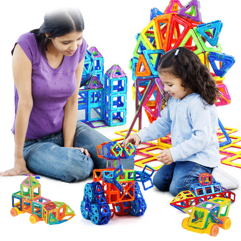 Magnetic Building Blocks DIY Magnets Toys For Kids Designer Construction Set Gifts For Children Toys - Cindi Book