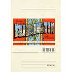 Vintage Lined Notebook Greetings from Bloomington, Illinois - Paperback