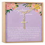 First Communion Cross Necklace