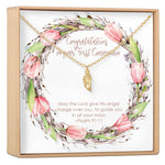 First Communion Wing Necklace
