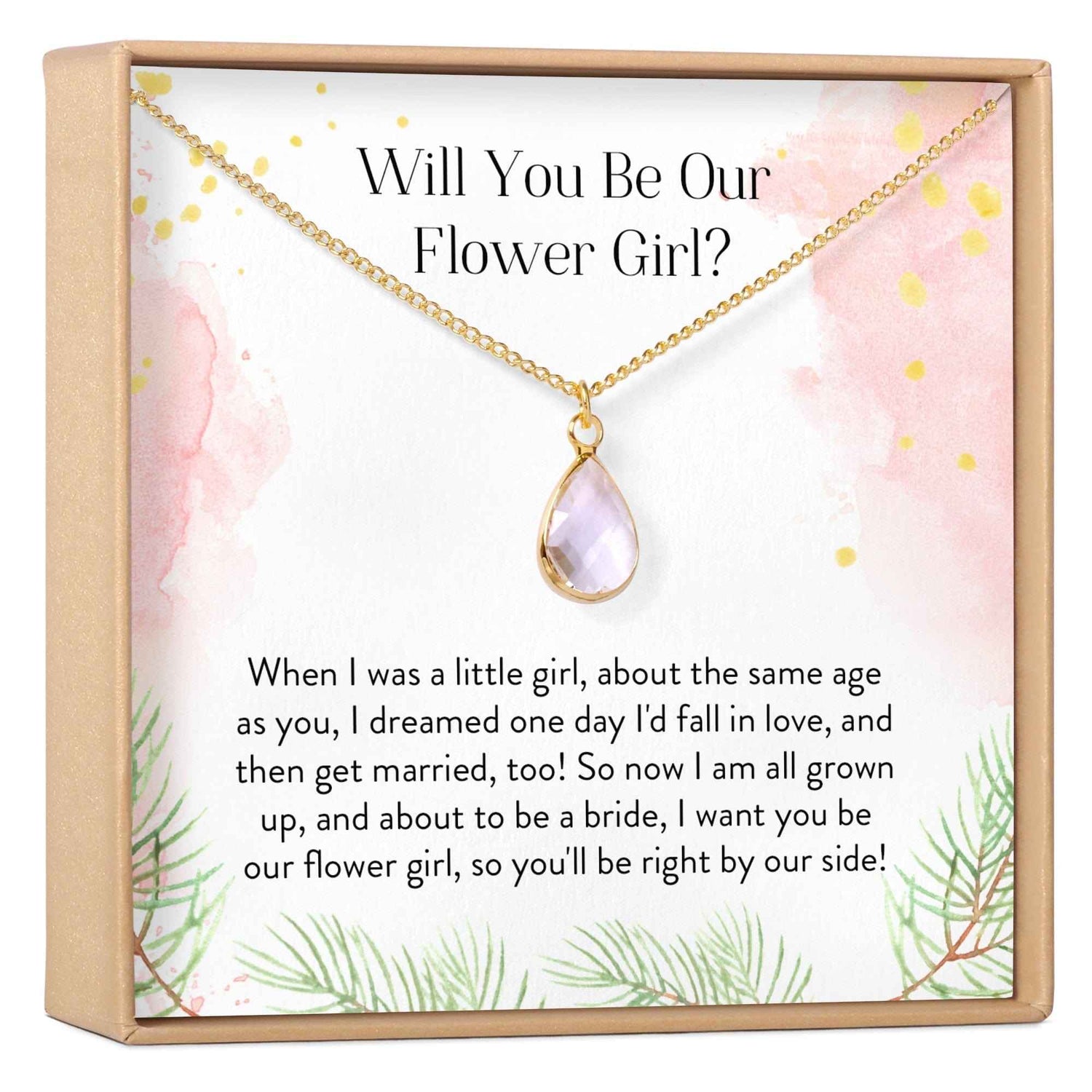 Flower Girl Necklace