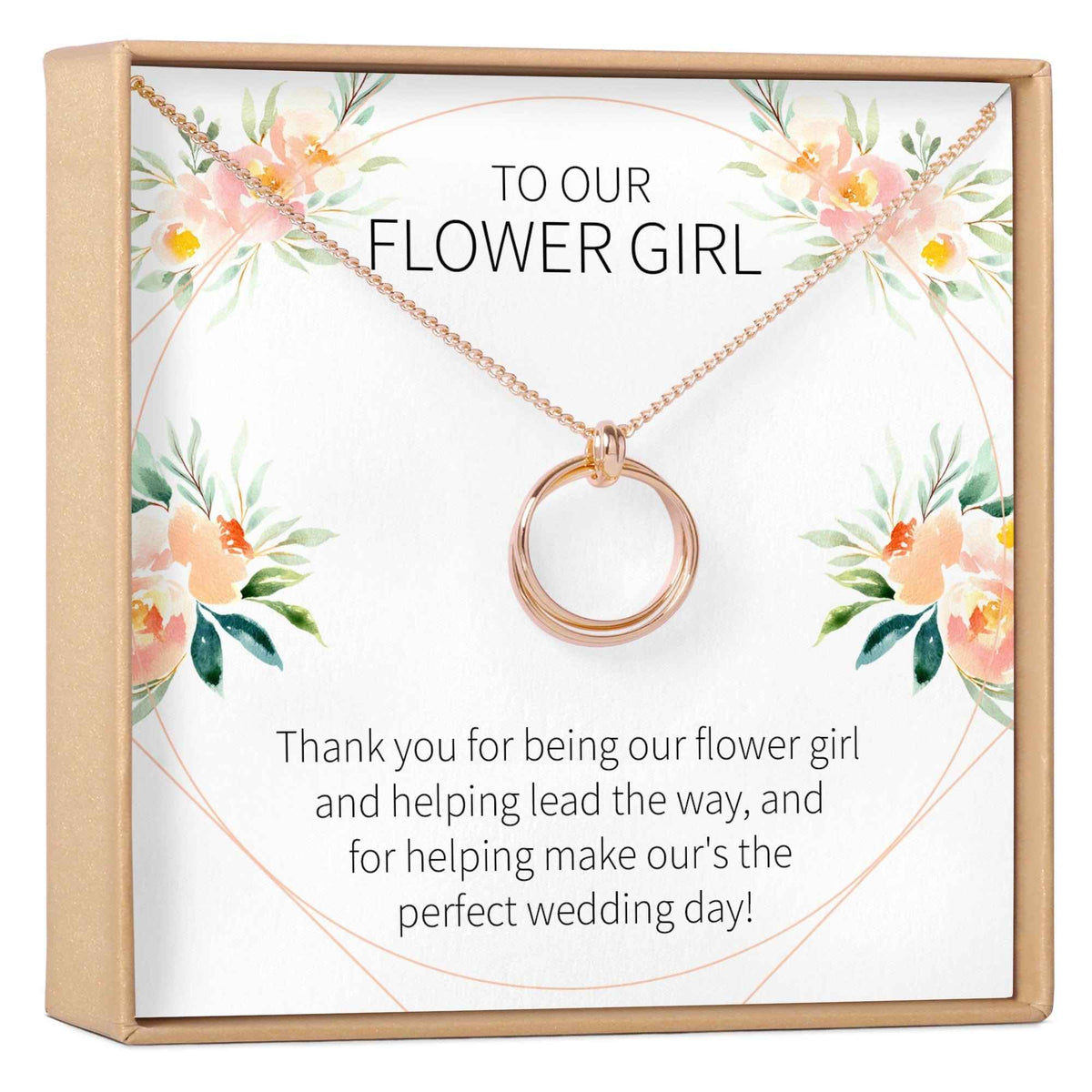 Flower Girl Necklace, Multiple Styles