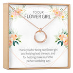 Flower Girl Necklace, Multiple Styles