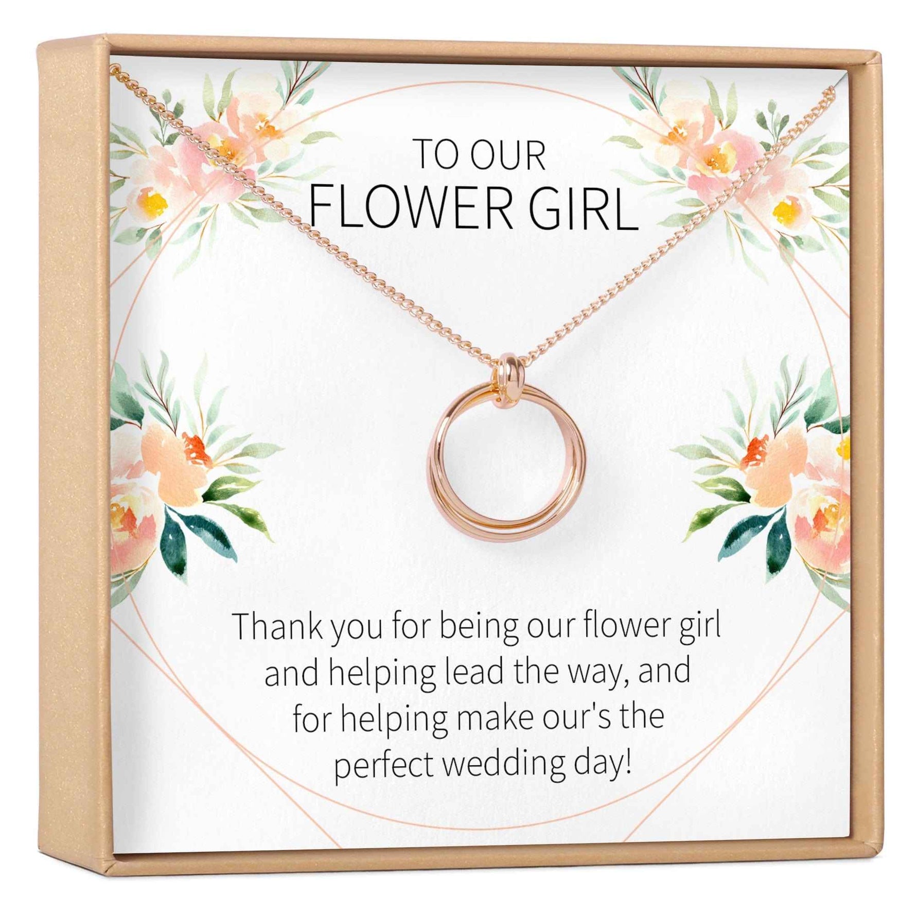 Flower Girl Necklace, Multiple Styles