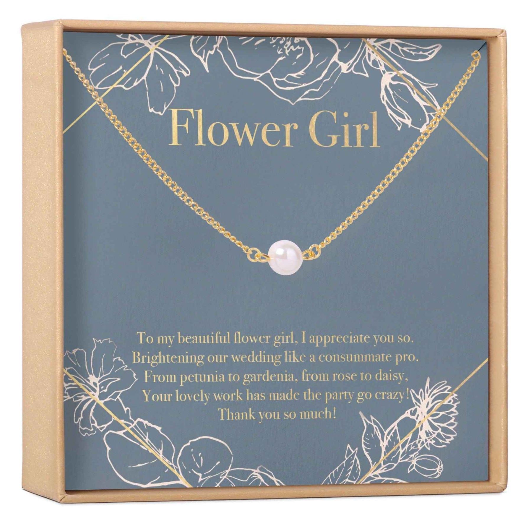 Flower Girl Necklace, Multiple Styles