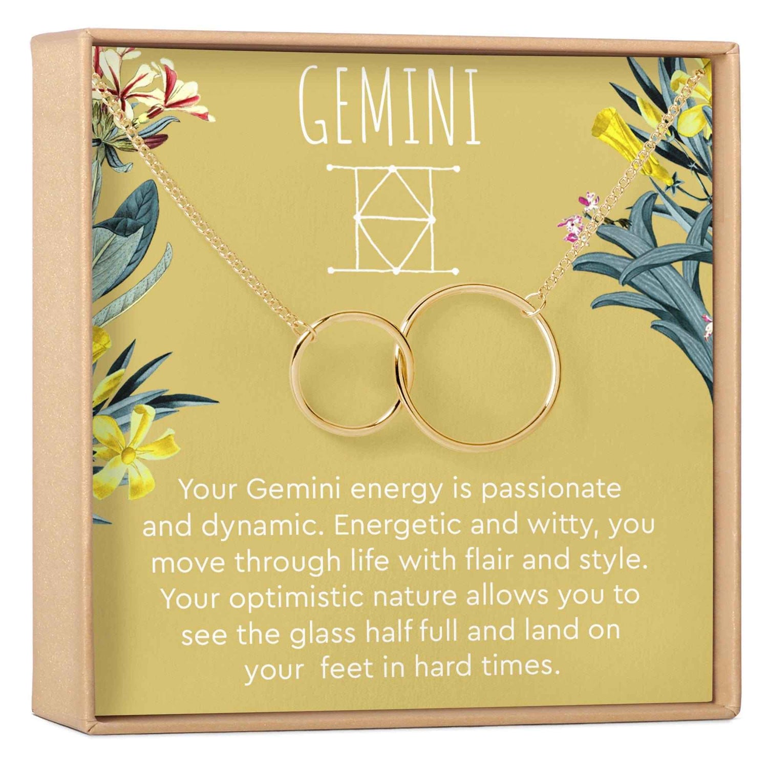 Gemini Zodiac Gift Necklace