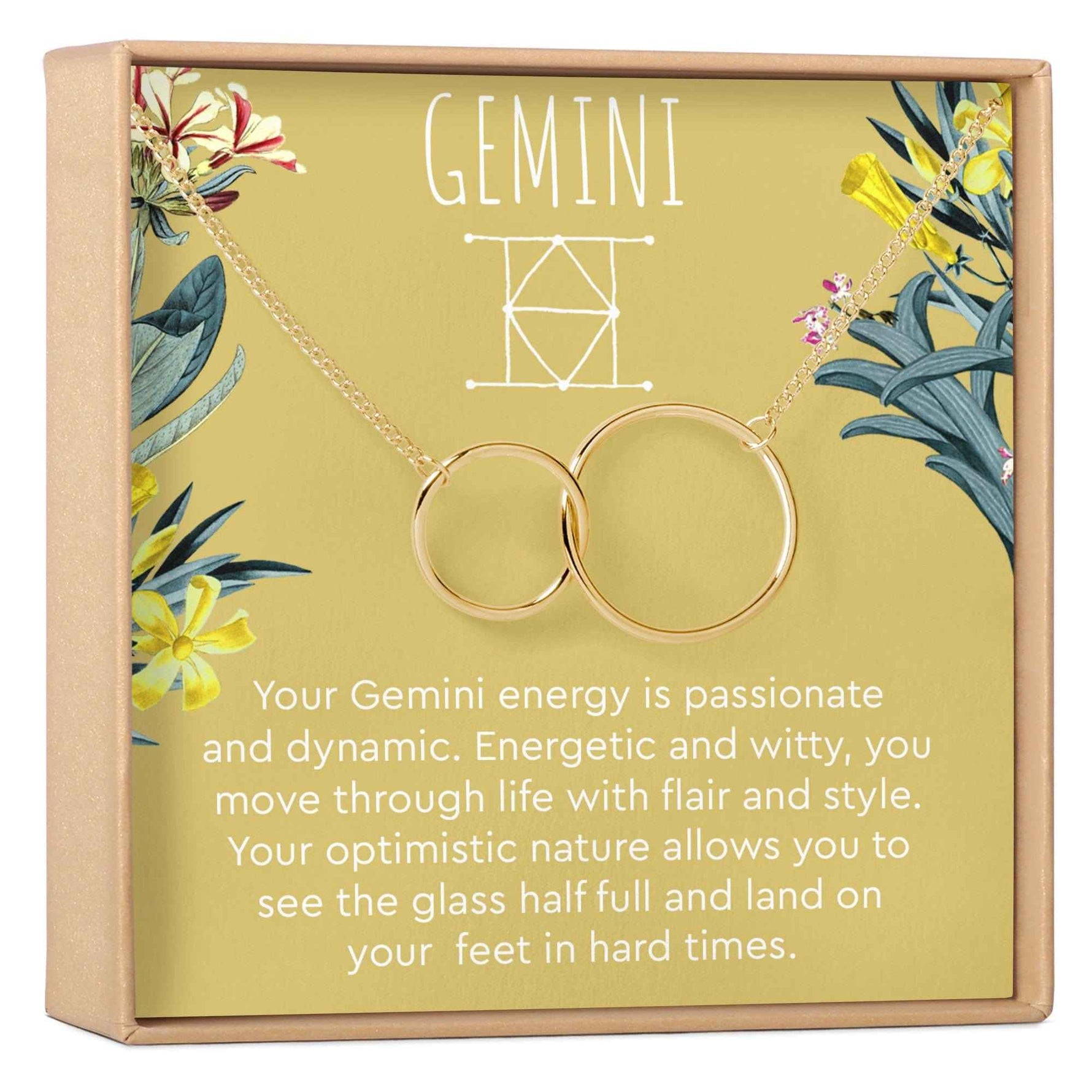 Gemini Zodiac Gift Necklace