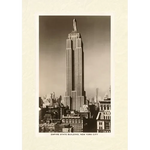 Vintage Lined Notebook Empire State Building, New York City - Paperback