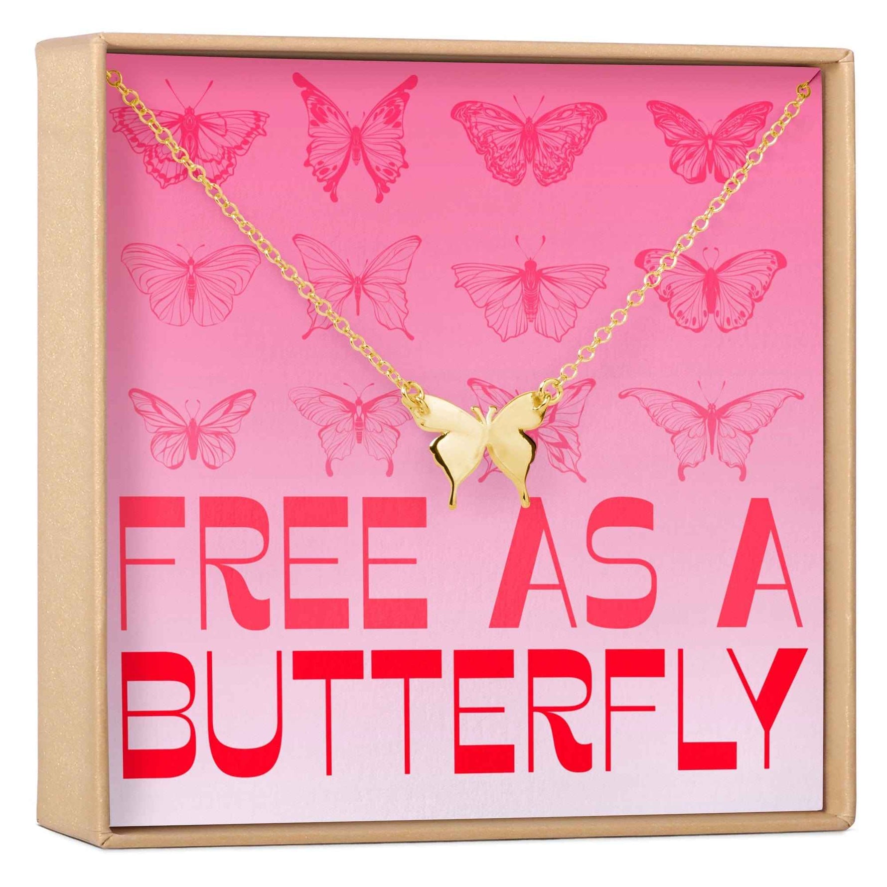 Gifts for Girls Butterfly Pendant Necklace
