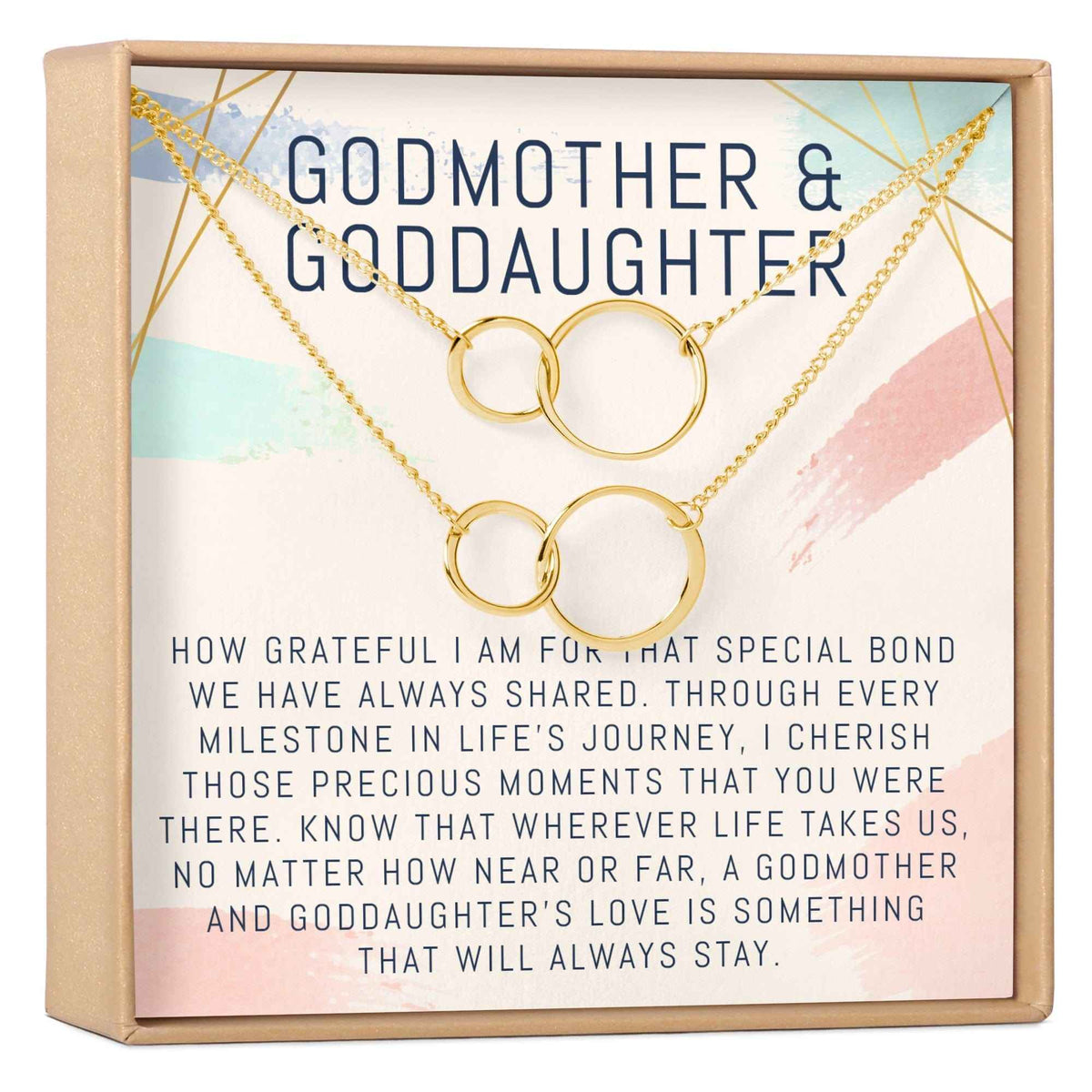 Godmother-Goddaughter Necklace, Multiple Styles Jewelry