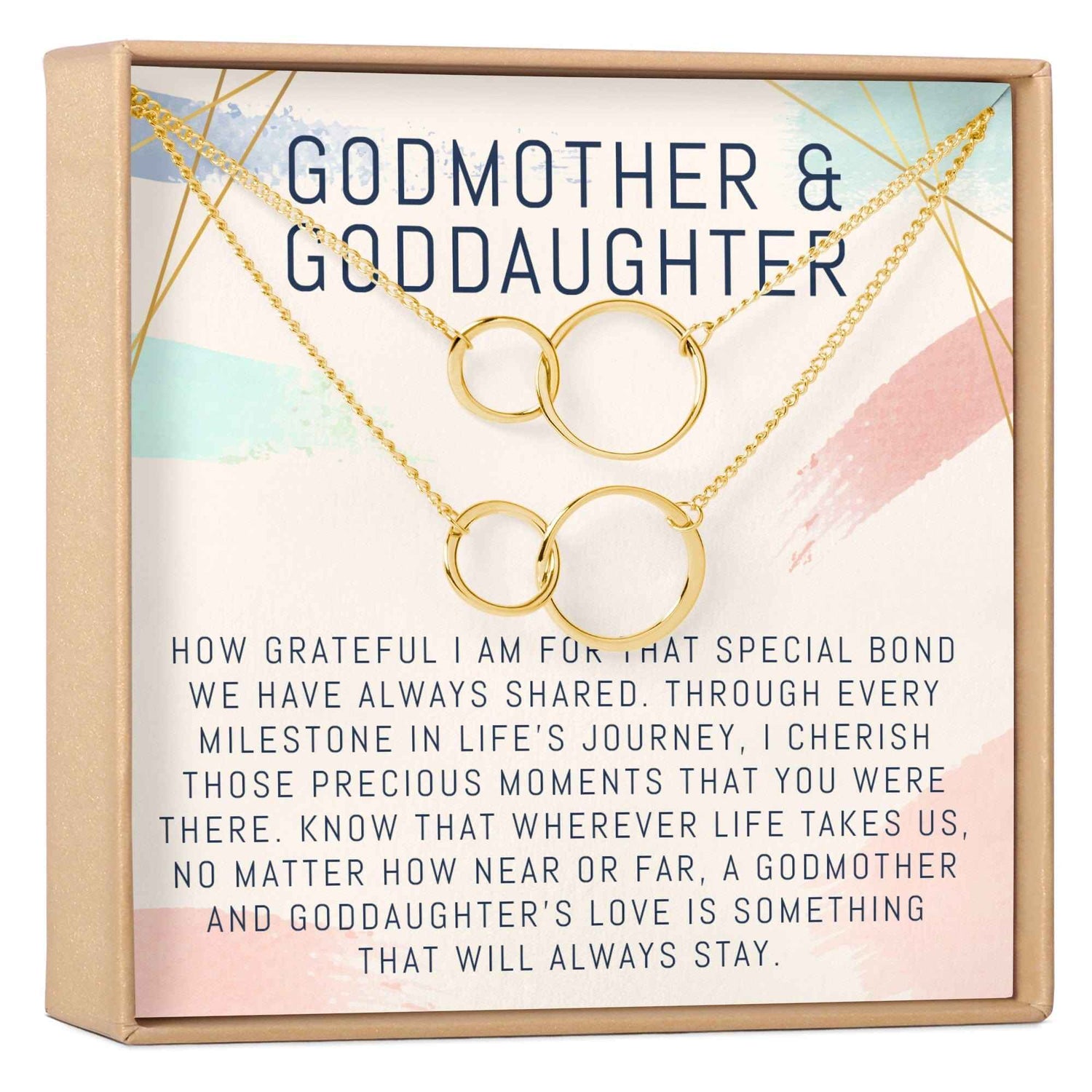 Godmother-Goddaughter Necklace, Multiple Styles Jewelry