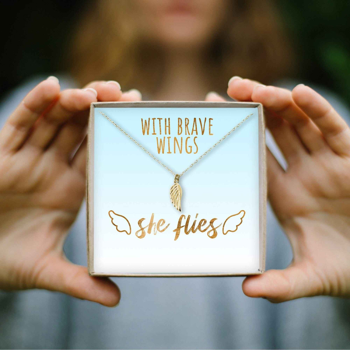 Graduation Wing Necklace