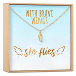 Graduation Wing Necklace
