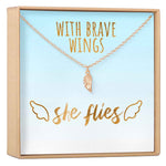 Graduation Wing Necklace